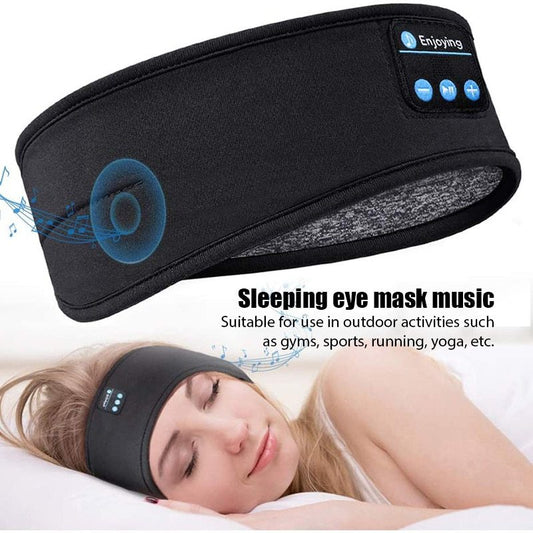 Bluetooth Sleeping Headband: Wireless Music & Eye Mask